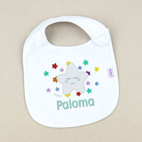 Babero Personalizado Estrella Sonrisa