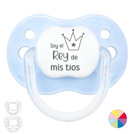 Classic Pacifier Name + Heart