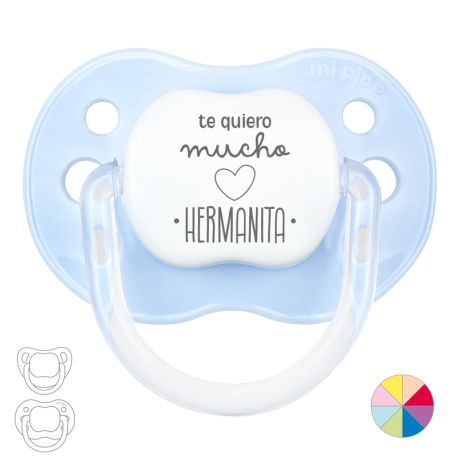 Chupete Divertido Te quiero mucho Hermanita
