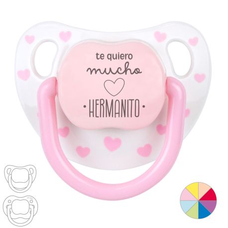 Chupete Divertido Te Quiero mucho Hermanito