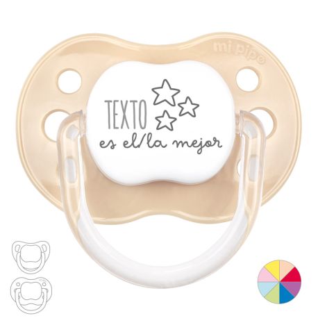 Pacifier Free text he/she the best