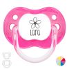 Chupete  Personalizado Nombre + Flor