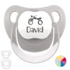 Motorbike Personalized Pacifier