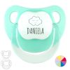 Chupete  Personalizado Nombre + Nube