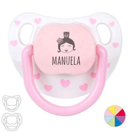 Fair girl Personalized Pacifier
