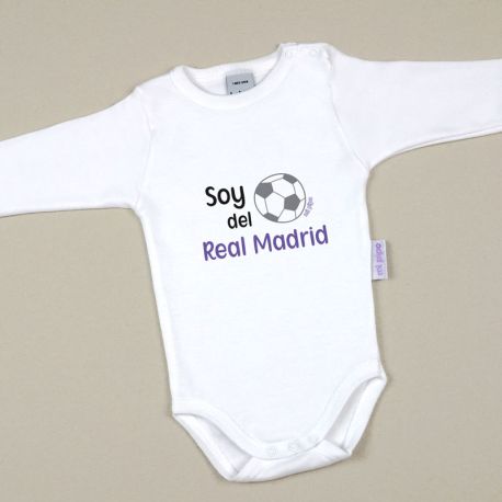 Babidu Body Divertido Soy del Real Madrid