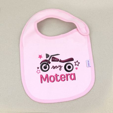 Babero Divertido Soy Motera