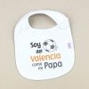 Babero Personalizado Soy del (texto libre) como mi Papá