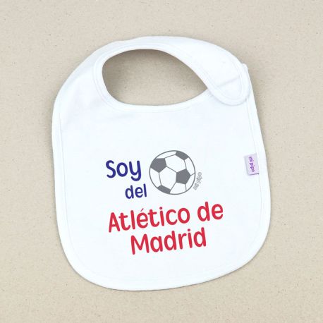 Babero Divertido Soy del Atlético de Madrid