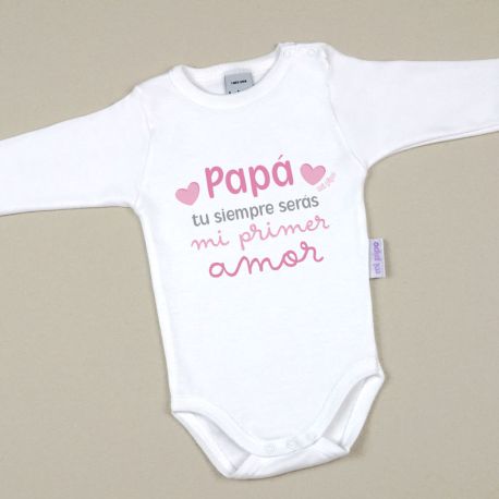 Babidu Body Basic Funny I Love Mommy with Pink Star