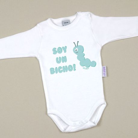 Babidu Body Basic Funny I Love Mommy with Pink Star