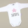 Babidu Body Basic Funny I Love Mommy with Pink Star