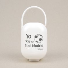 Cajita Portachupetes Divertida Yo soy del Real Madrid