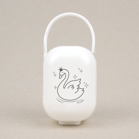 Cajita Portachupetes Divertida Cisne