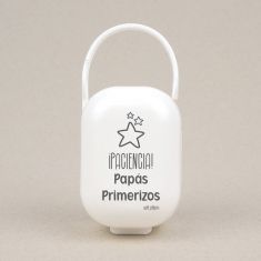 Cajita Portachupetes Divertida Paciencia Papás Primerizos