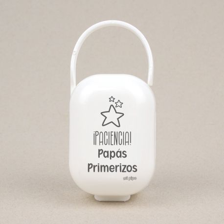 Cajita Portachupetes Divertida Paciencia Papás Primerizos