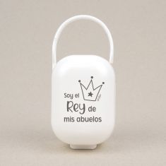 Cajita Portachupetes Divertida Soy el Rey de mis Abuelos