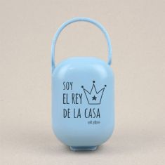 Cajita Portachupetes  Divertida Soy el Rey de la Casa