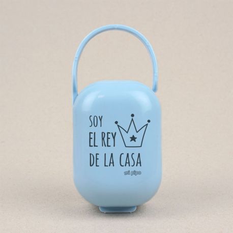 Cajita Portachupetes  Divertida Soy el Rey de la Casa