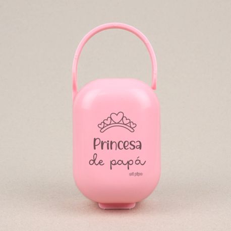 Cajita Portachupetes Divertida Princesa de Papá