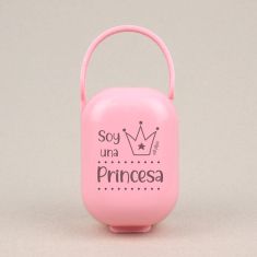 Cajita Portachupetes Divertida Soy una Princesa