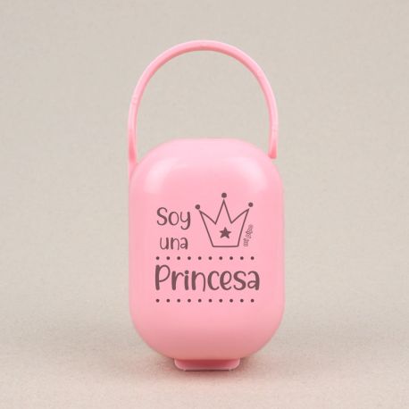 Cajita Portachupetes Divertida Soy una Princesa