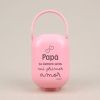 Cajita Portachupetes Divertida Papá tu siempre serás mi primer amor