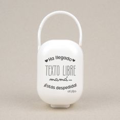 Cajita Portachupetes Divertida Ha llegado (texto libre), Mamá...¡estás despedida!
