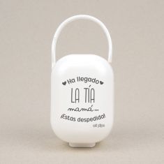 Cajita Portachupetes Divertida Ha llegado la tía, mamá...¡estás despedida!