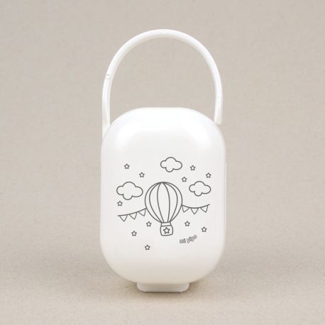 Cajita Portachupetes Divertida Globo