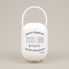 Cajita Portachupetes Divertida Ha llegado (texto libre), Papis...¡estáis despedidos!