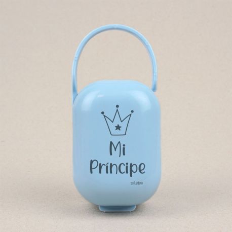 Cajita Portachupetes Divertida Mi Príncipe