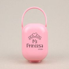 Cajita Portachupetes Divertida Mi Princesa