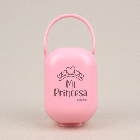 Cajita Portachupetes Divertida Mi Princesa