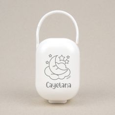 Cajita Portachupetes Nombre + Superman