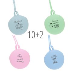 Baby Pacifier My Dad is Great Pink Pastel