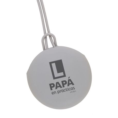 Portachupetes Gummy Divertido Papá en prácticas, elige color