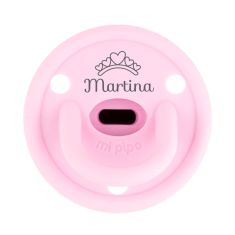 Chupete Gummy Nombre + Tiara, elige color