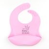 Blue rubber personalized Bib