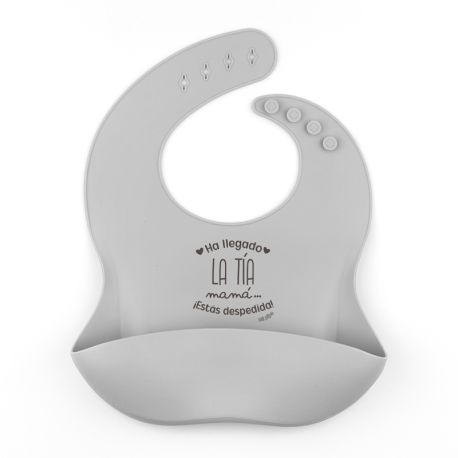 Blue rubber personalized Bib