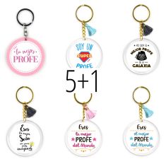 PROMO Llaveros Colección Profes, compra 5 y te regalamos 1