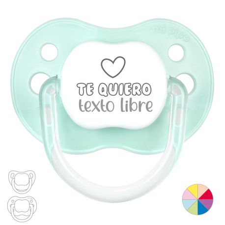 Pacifier I love you + free text
