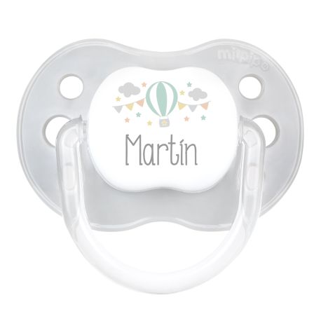 Chupete Classic Deco Globo Gris Personalizado