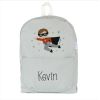 Mochila Medium LONA Superhéroe personalizada, color a elegir