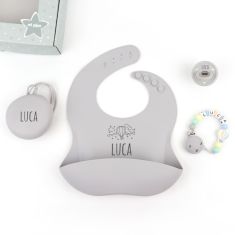 Cajita Gummy Globo Gris personalizada