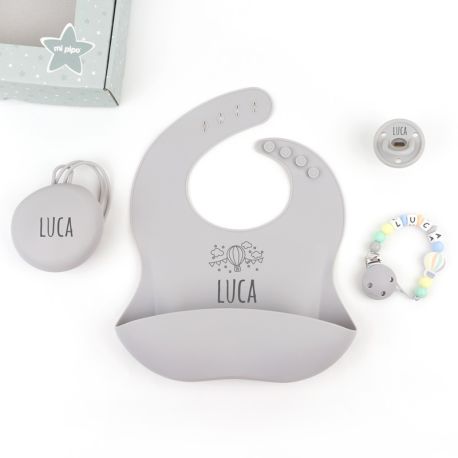 Cajita Gummy Globo Gris personalizada