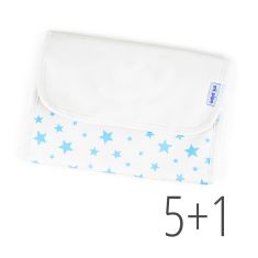 PROMO Portadocumentos estrellas azul no personalizado, compra 5 y te regalamos 1