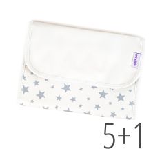 PROMO Portadocumentos estrellas gris no personalizado, compra 5 y te regalamos 1