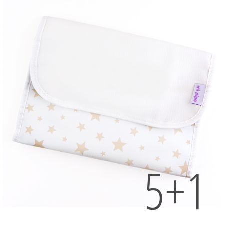 PROMO Portadocumentos estrellas beige no personalizado, compra 5 y te regalamos 1