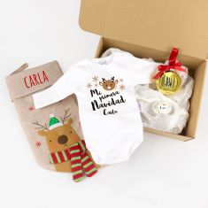 Cajita Navidad Bebé Reno